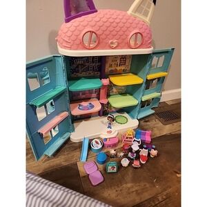 Gabby's Dollhouse, Purrfect Dollhouse W Assories 2-Foot Tall Playset with Sounds